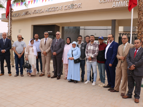 الزيارة الميدانية لمجموعة من المرافق بالمدينة بمناسبة الإحتفال بالذكرى 20 من انطلاق ورش المبادرة الوطنية للتنمية البشرية