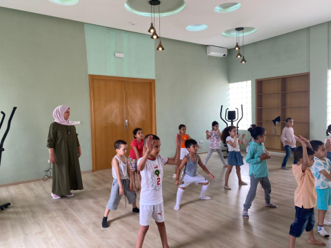 فعاليات النسخة الثانية من المخيم الترفيهي الصيفي للأطفال