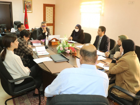 استقبل السيد عبد الله غازي رئيس جماعة تيزنيت،أعضاء مكتب منظمة هجرة وتنمية