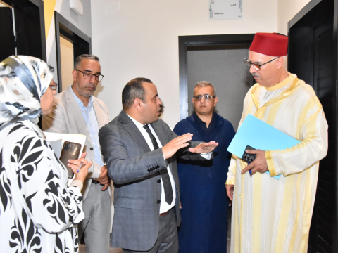 زيارة تفقدية لعدد من المشاريع المنجزة في إطار المبادرة
